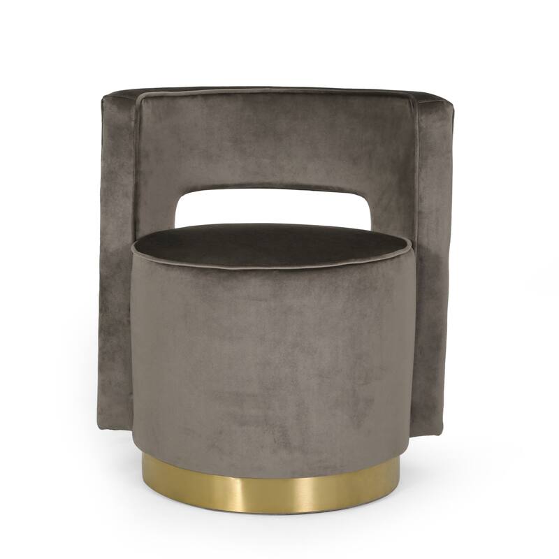 Swivel Arm Chair - Grey