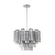preview thumbnail 7 of 5, Crystorama Lighting Group ADD-306-SM Addis 6 Light 20" Wide Chandelier