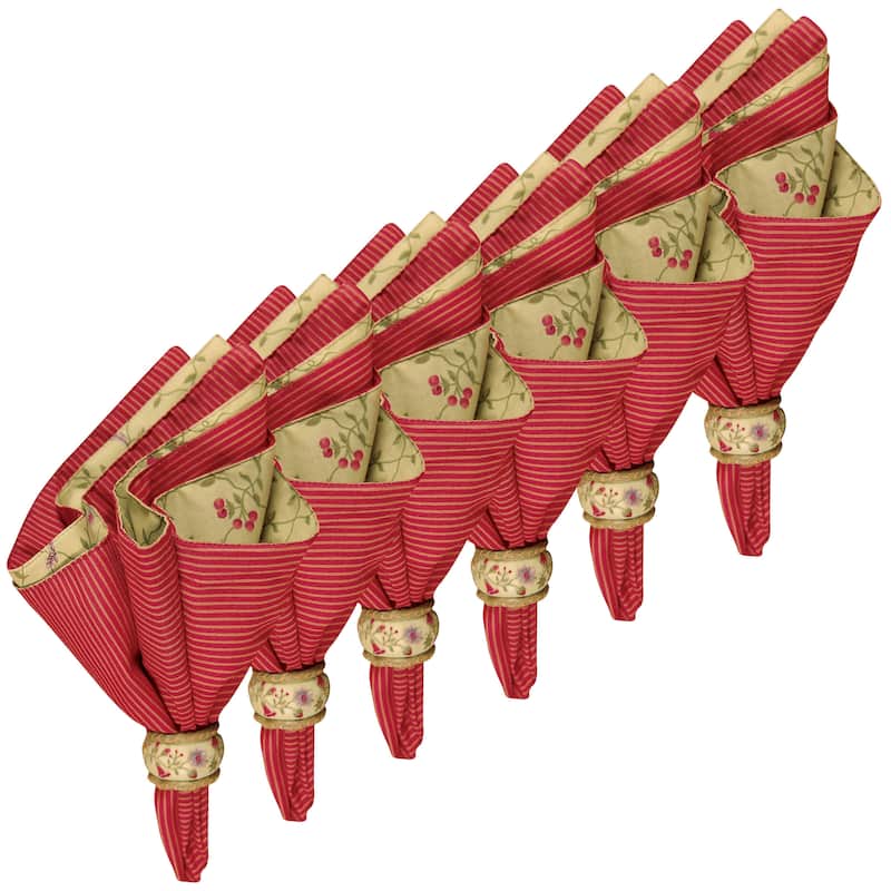 Coventry Cotton Reversible Napkin Set of 6 - Set of 6