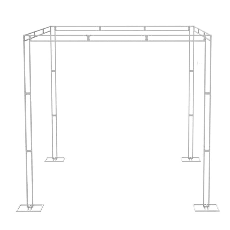 10ft 4 Post Heavy Duty Wedding Backdrop Stage Stand Canopy Tent Chuppah
