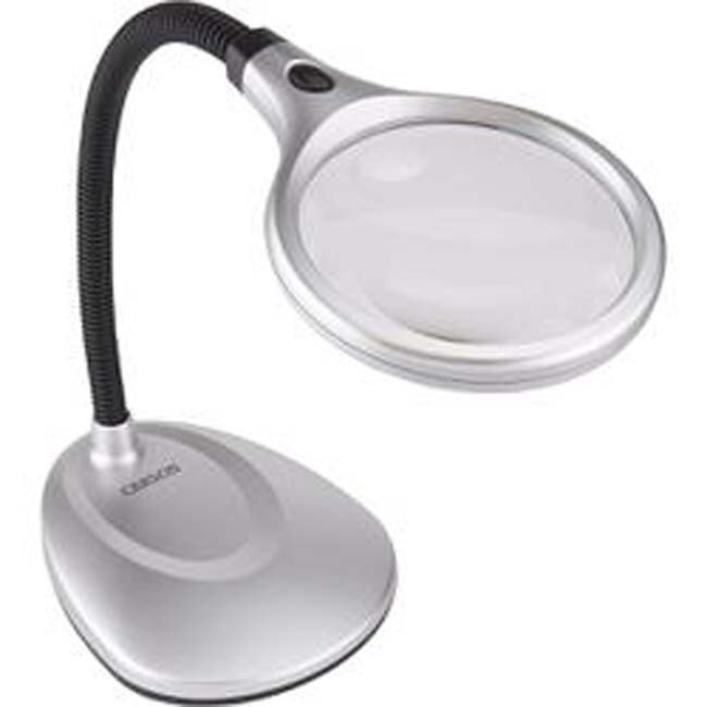 illuminated desk magnifier