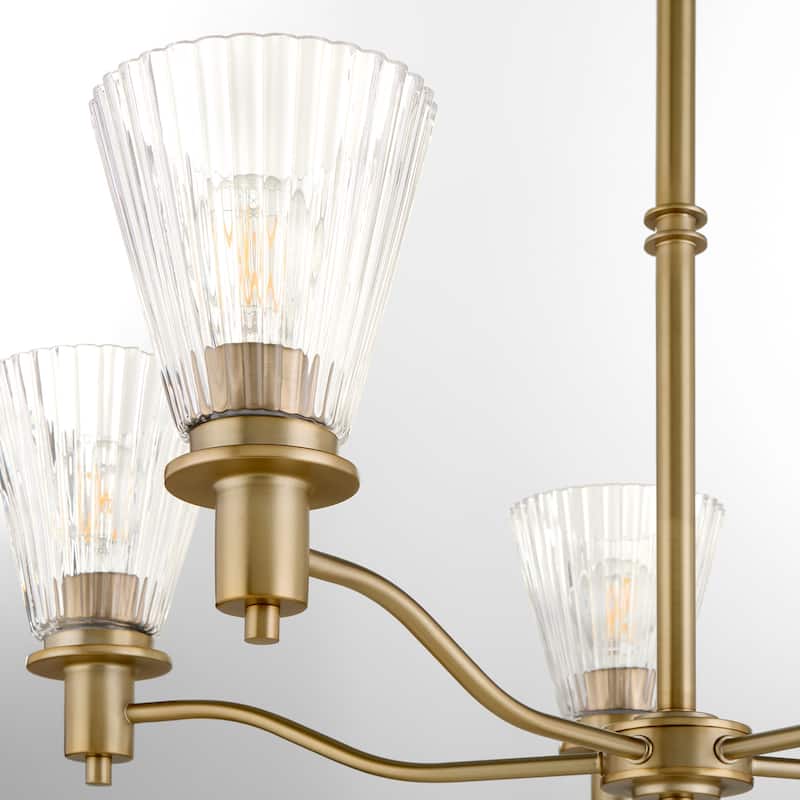 Quorum International 6803-5 Lawton 5 Light 28" Wide Chandelier with