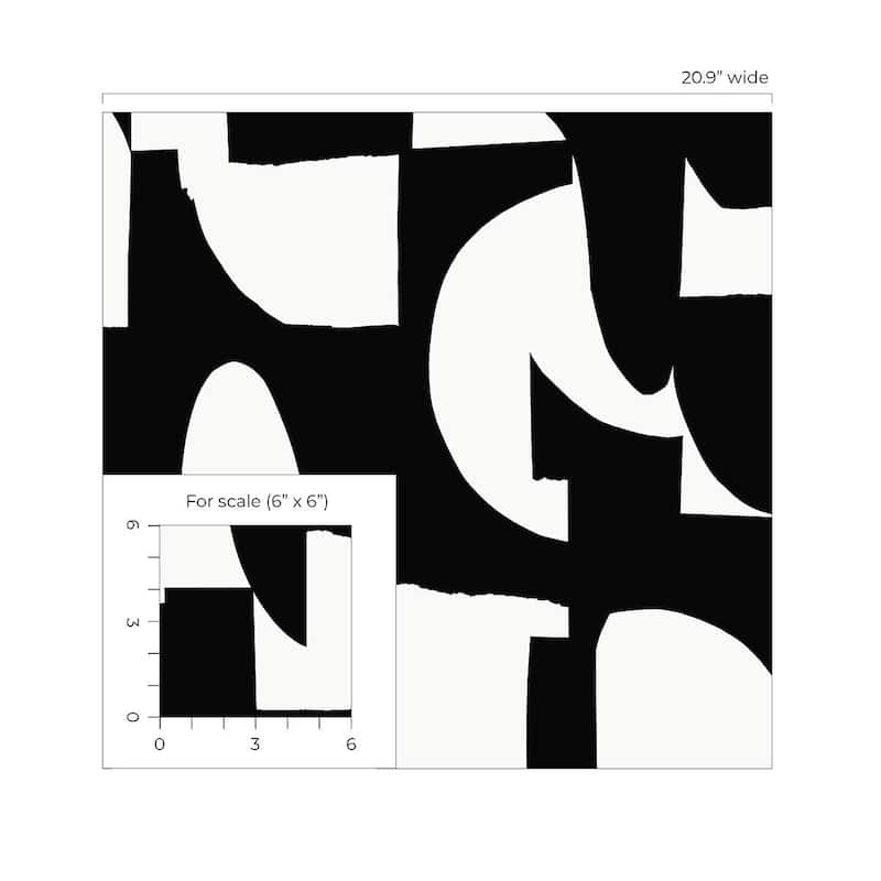 NextWall Organic Geometric Peel and Stick Wallpaper