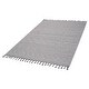 preview thumbnail 2 of 6, LOOM & LUXE Collection White/Geometric Indoor/Outdoor Area Rug