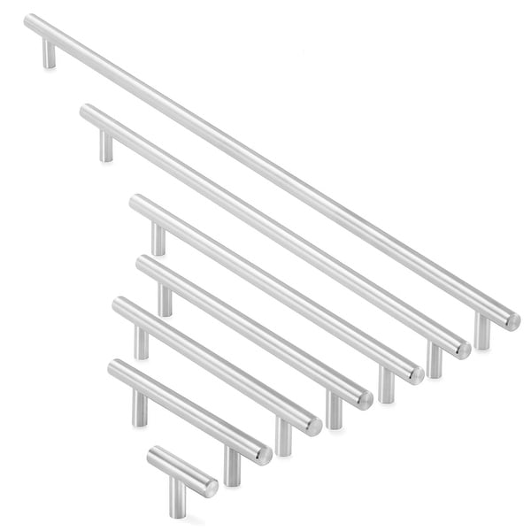 Solid Stainless Steel Cabinet Hardware Brushed Satin Nickel- Cauldham. Opens flyout.