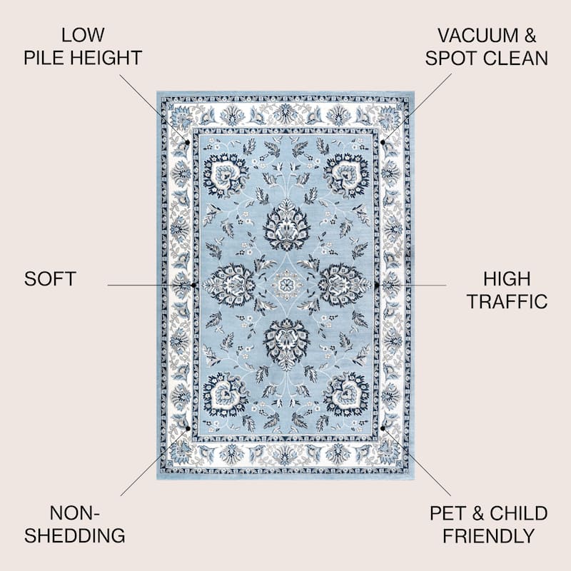 JONATHAN Y Scala French Cottage Area Rug