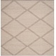 preview thumbnail 75 of 93, SAFAVIEH Handmade Flatweave Montauk Elsbe Trellis Cotton Rug 6' Square - Grey - Square