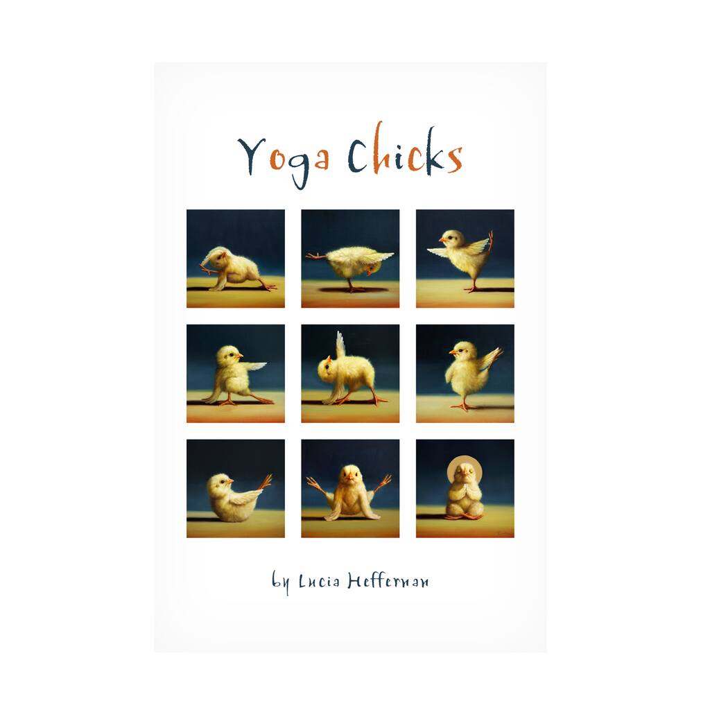 Lucia Heffernan 'Yoga Chicks Collage' Canvas Art