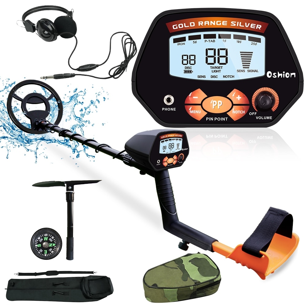 Metal Detector Discrimination Mode Lcd Finder Treasures Seeking Tool Overstock 32833338