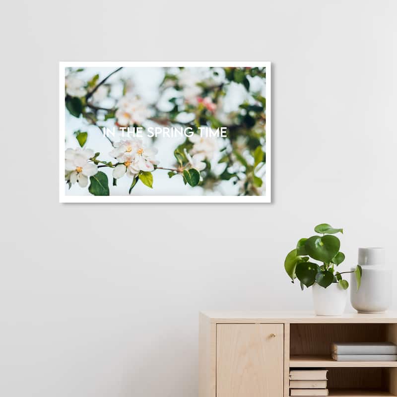 Wynwood Studio Prints Holiday and Seasonal In the Spring Time Green and Wall Art Canvas Print - 20 x 30
