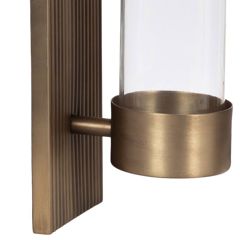 Kate and Laurel Rooks Metal Wall Sconce