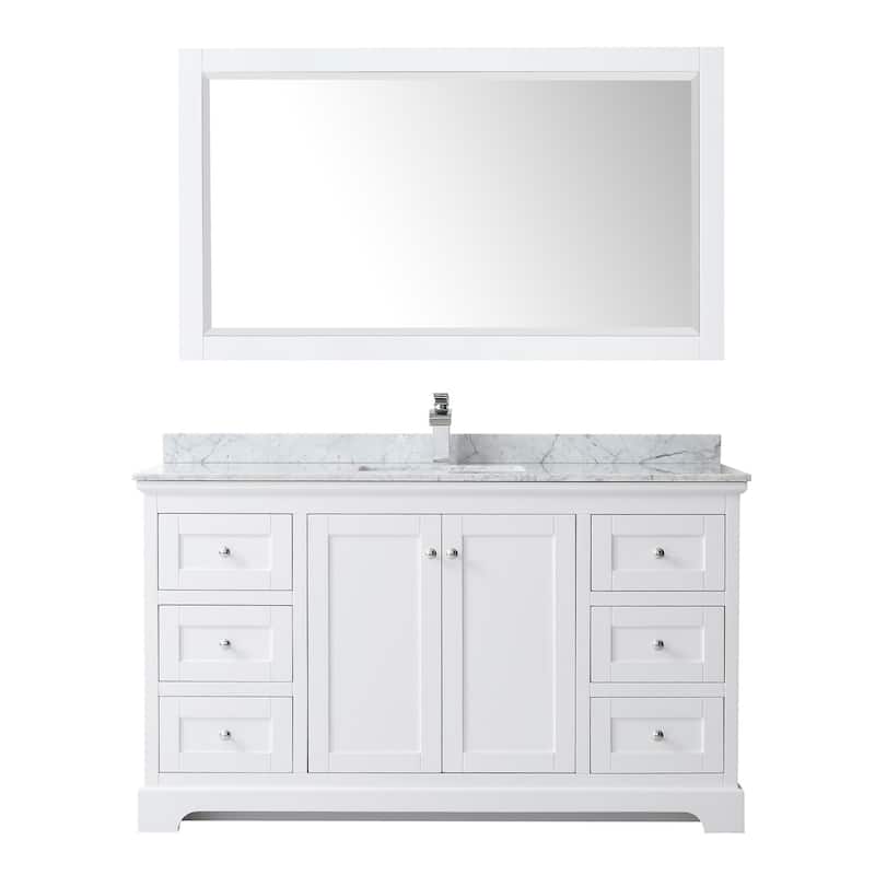 Wyndham Collection Avery 60" Free Standing Single Basin Vanity Set