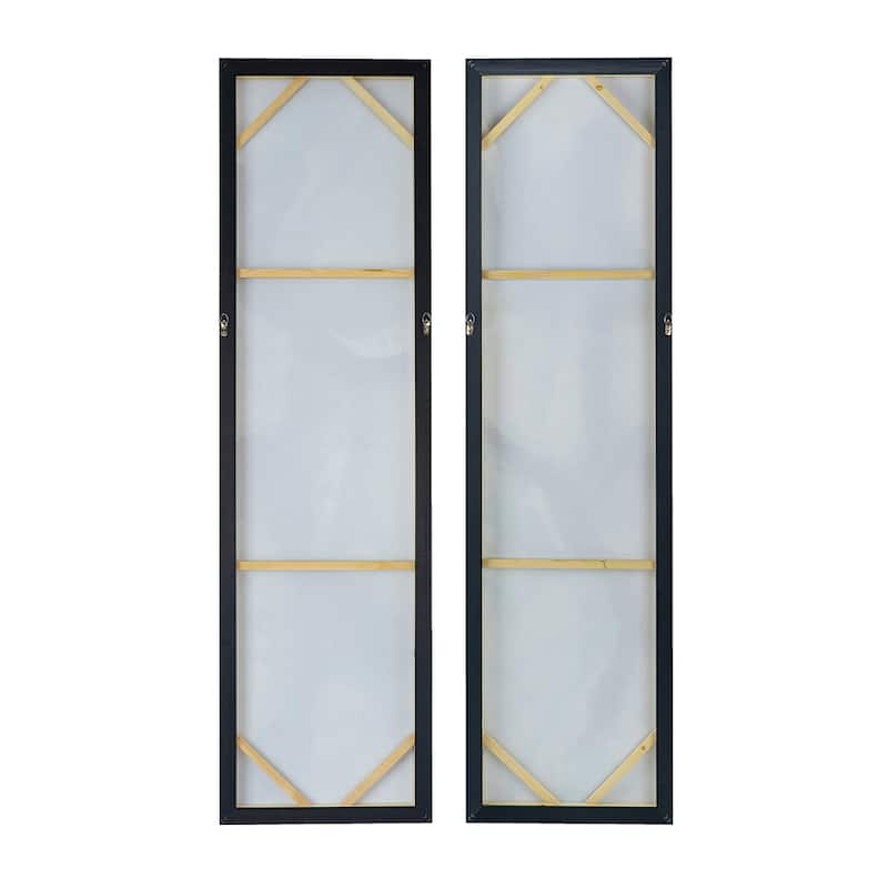 Modern Abstract Oil Painting Wall Decor with Hand Drawn Pattern, for Birthday and Housewarming Party