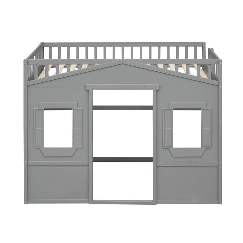 Castle Style Solid Pine Loft Bed
