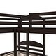 preview thumbnail 12 of 11, Modern Twin over Twin L-Shaped Bunk Bed with Trundle,Sturdy Construction