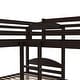 preview thumbnail 12 of 11, Simple Twin over Twin L-Shaped Bunk Bed with Trundle