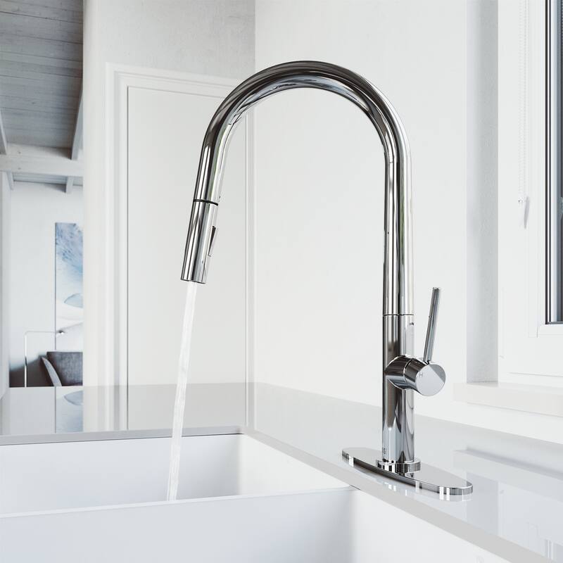 VIGO Greenwich Pull-Down Spray Kitchen Faucet
