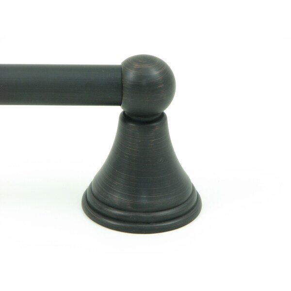 Stone Mill Hardware - Oil Rubbed Bronze Lancaster - 24" Towel Bar - Brown