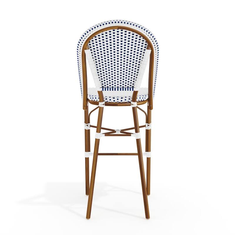 Martha Stewart All-Weather Stackable Patio Bistro Bar Stool - 18.5"W x 23.25"D x 45.75"H