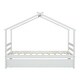 preview thumbnail 21 of 36, Kids and Baby Twin Size House-shaped Platform Bed with Pull-out Trundle