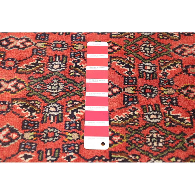 ECARPETGALLERY Hand-knotted Andelz Light Red Wool Rug - 3'5 x 4'11