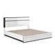 preview thumbnail 12 of 15, Furniture of America Conjira Modern 2-Piece White Wood Storage Bed and Nightstand Set