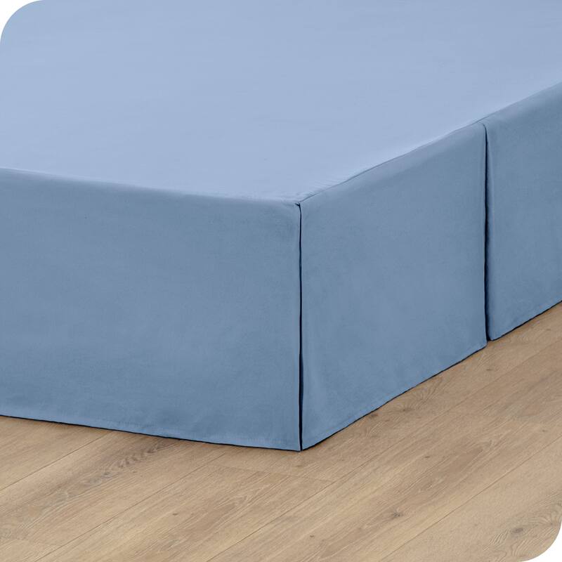 Bare Home Pleated Bed Skirt - 15-Inch Tailored Drop Easy Fit
