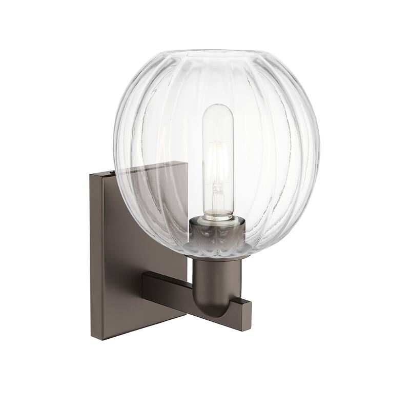 Innovations Lighting Downtown Urban - Preston - 1 Light 7" Globe Shade Wall-mounted Sconce
