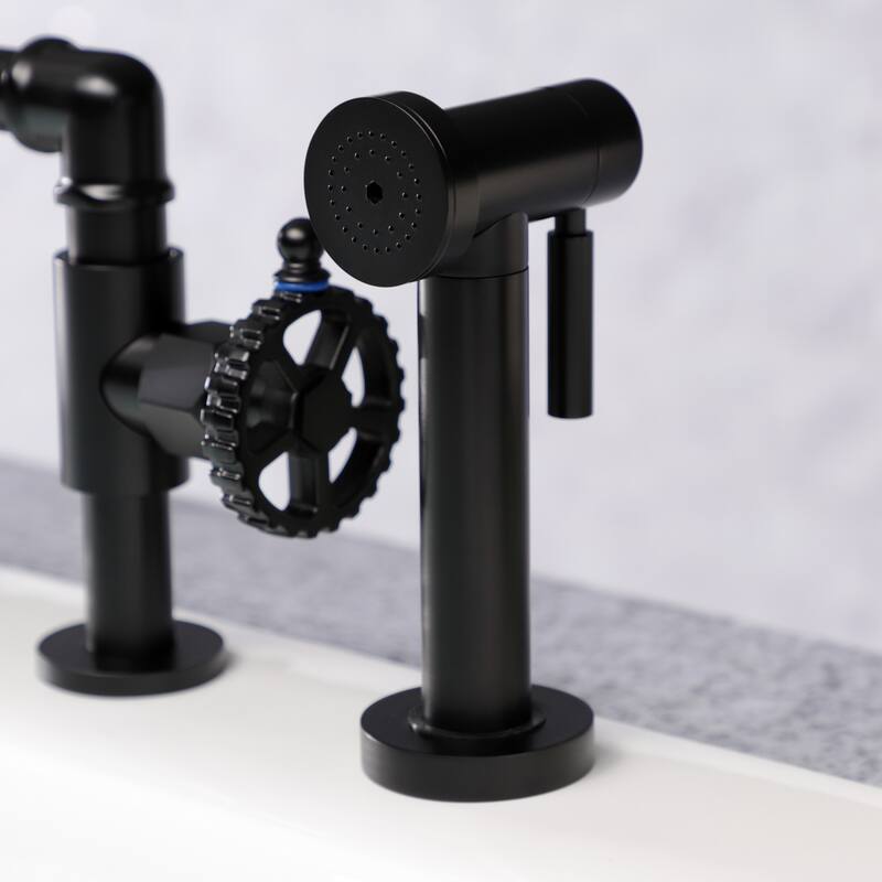 Kingston Brass Fuller Bridge Kitchen Faucet