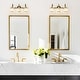 preview thumbnail 21 of 24, 3/ 4 - Light Modern Glam Luxuriou Dimmable Crystal Bathroom Vanity Light Linear Wall Light