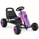 preview thumbnail 20 of 18, Gymax Pedal Go Kart for Kids 4-Wheel Ride On Toy w/ Steering Wheel &