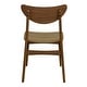 preview thumbnail 20 of 31, Anise Faux Leather and Rubberwood Dining Chair (Set of 2) by Christopher Knight Home