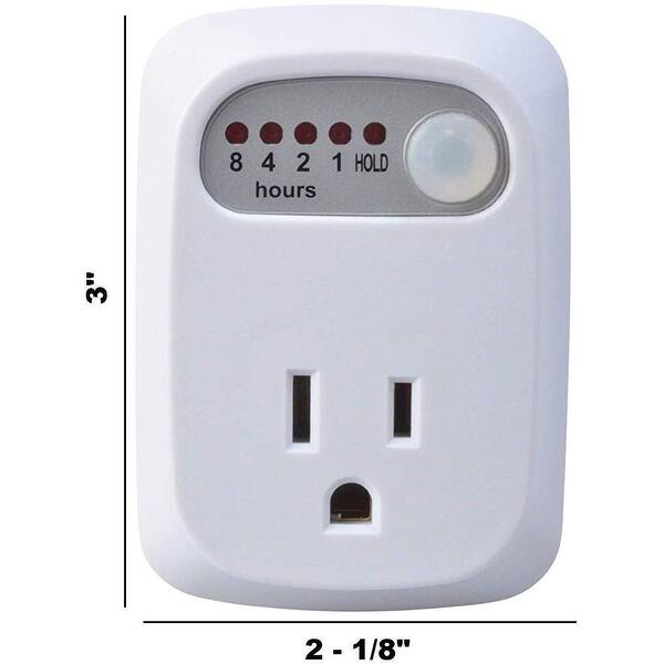 Simple Touch Auto ShutOff Outlet 5 Settings for Curling Iron, Hair