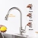 preview thumbnail 7 of 15, Proox Commercial Single Handle Pull Down Sprayer Kitchen Sink Faucet