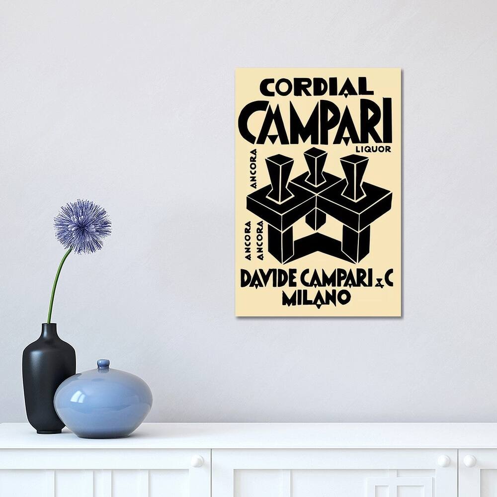iCanvas "Cordial Campari Liquor" by Vintage Apple Collection Canvas Print
