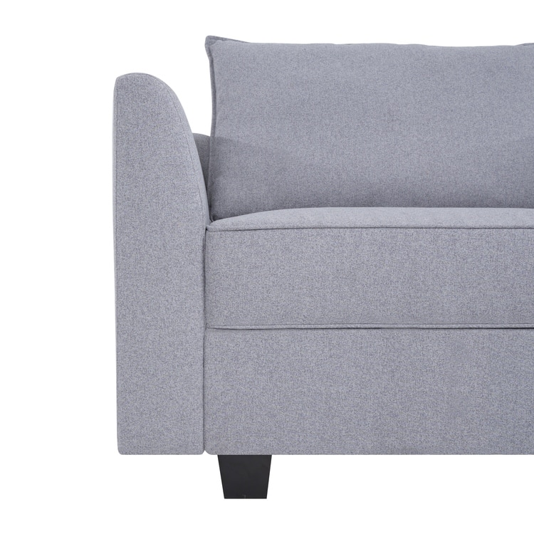 Modular Reversible Sectional Sofa Set with Chaise and Ottoman