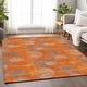 preview thumbnail 79 of 132, Premium Washable Super Soft Modern Sphere Mayfield Rug Orange - 10' x 14'