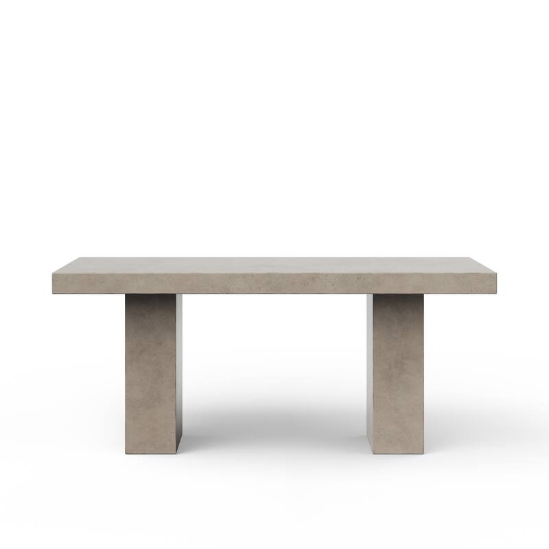 Urbia Elcor Concrete - Dining, Bar, and Counter Table - Counter Height - 83" - Dark Grey