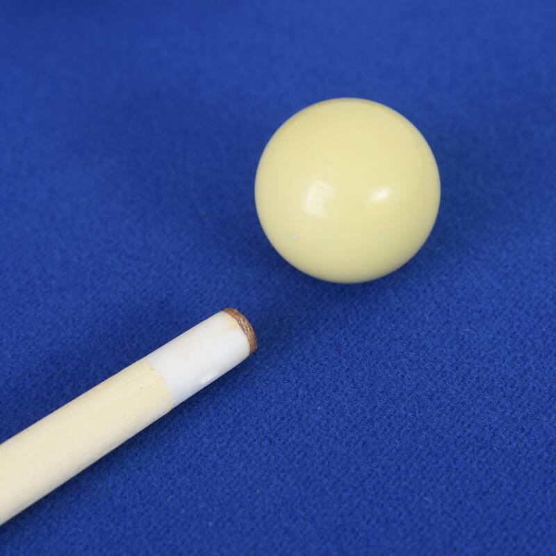 Soozier Portable Folding Billiards Table Game Pool Table for Kids Adults With Cues, Ball, Rack, Brush, and Steel Frame