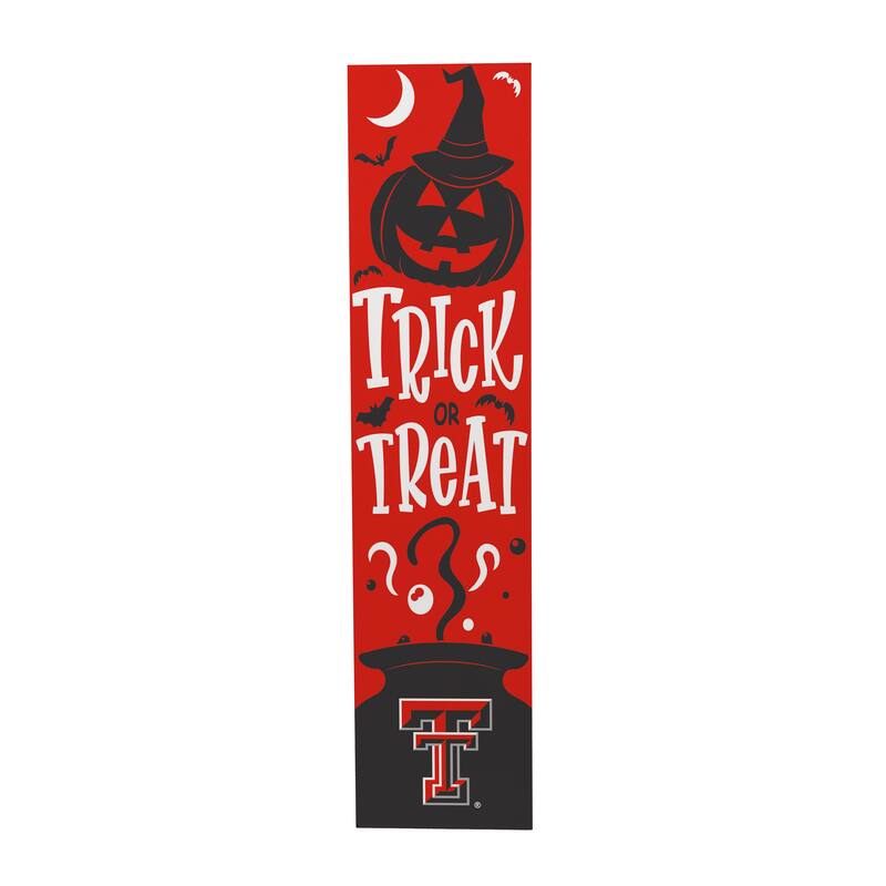47" Double Sided Seasonal Porch Leaner, Texas Tech University - 47" x 11.25"