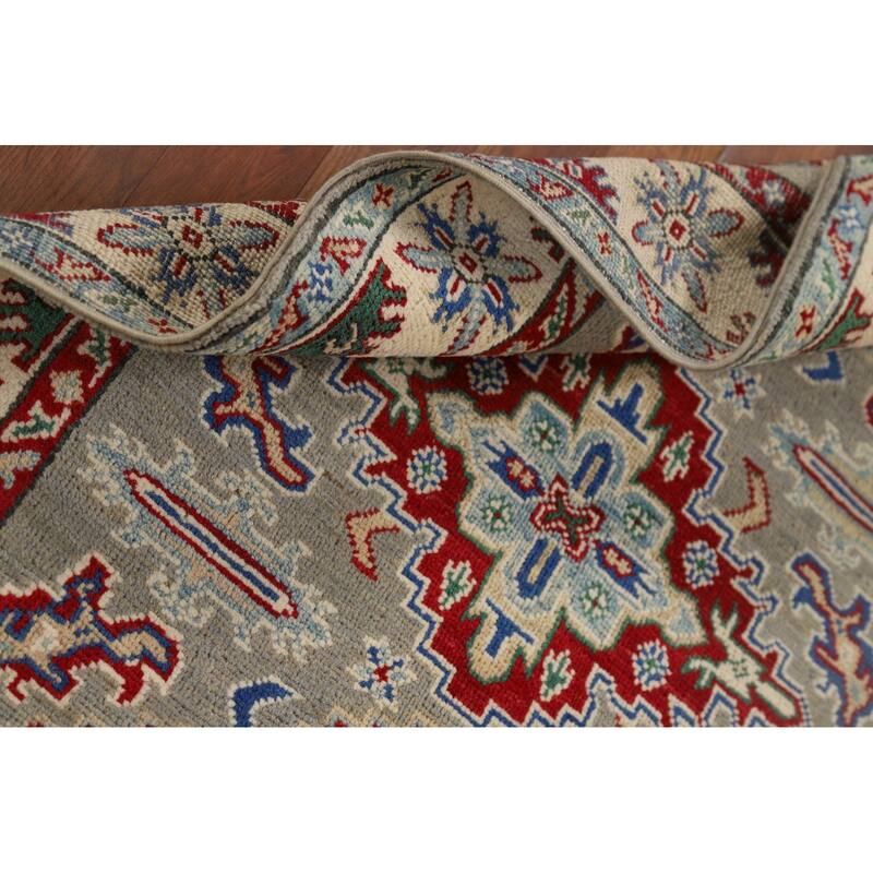 Kazak Accent Rug Handmade Traditional Oriental Wool Carpet - 3'3" x 5'0"