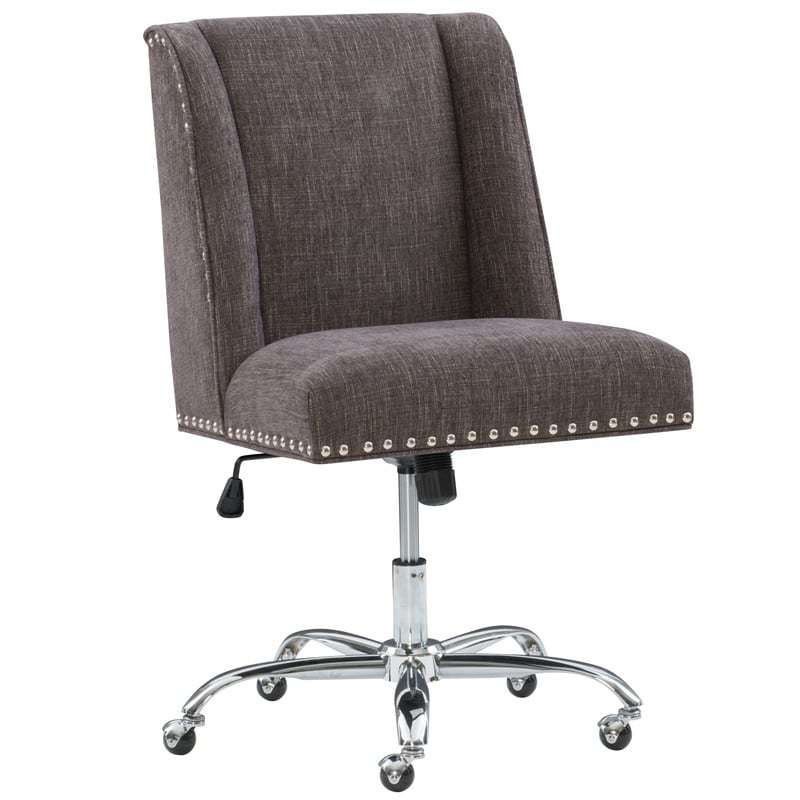 Violet Charcoal Office Swivel Chair