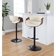 preview thumbnail 58 of 70, Carson Carrington Kanteborg Adjustable Bar Stool with Rounded T Footrest (Set of 2)