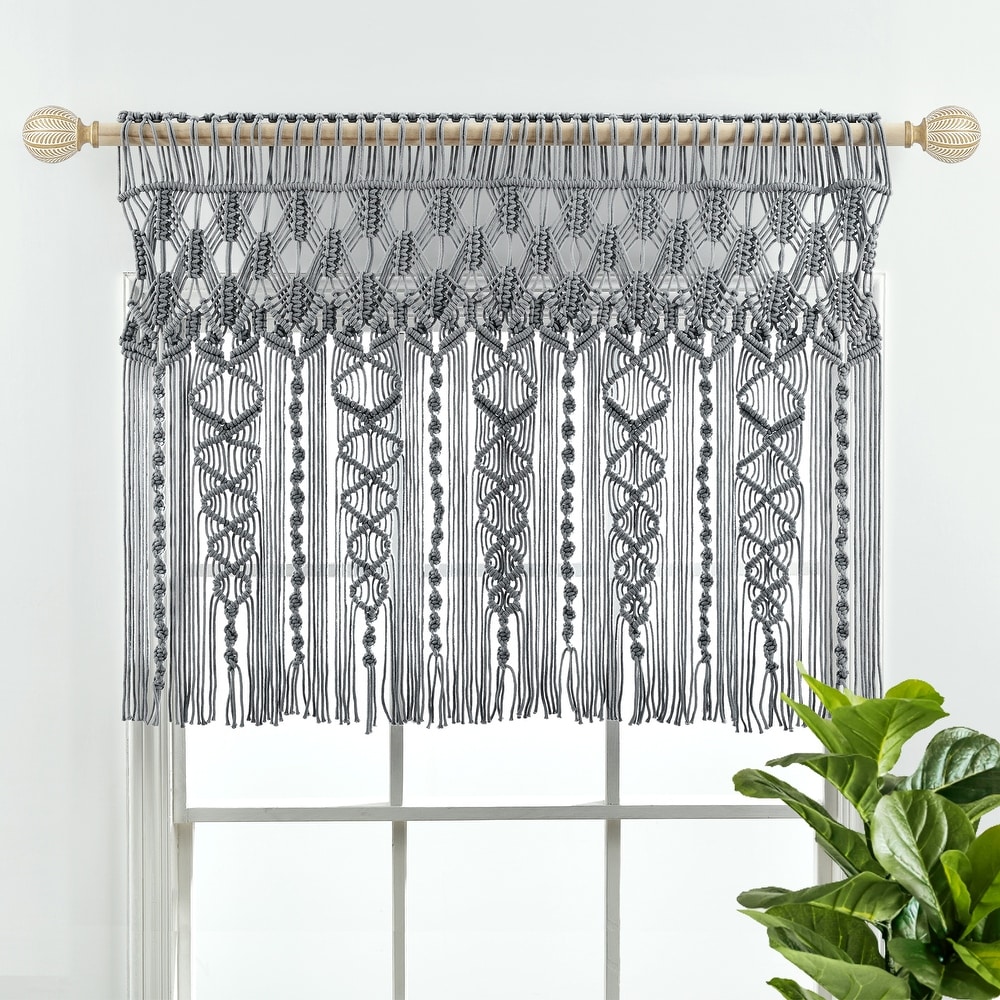Veratex The Quasar Collection Window Valance Almond Beige 50" W x 17" L 