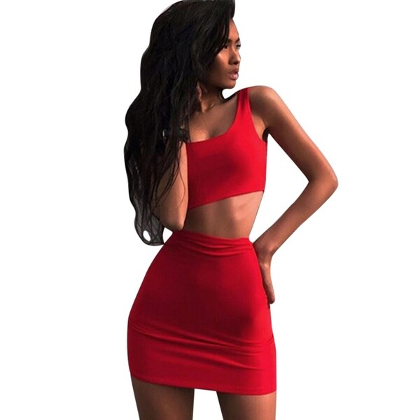 crop top dress casual