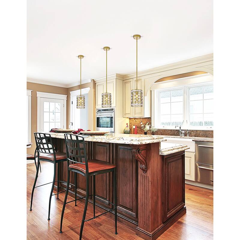 Belinda 1 Light Pendant With Champagne Finish