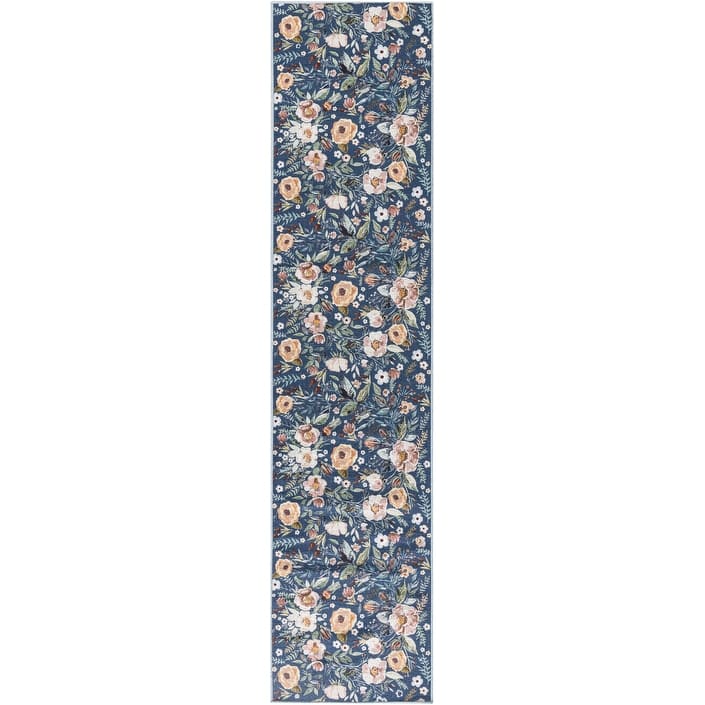 Nourison Washables Indoor Multicolored Floral Area Rug