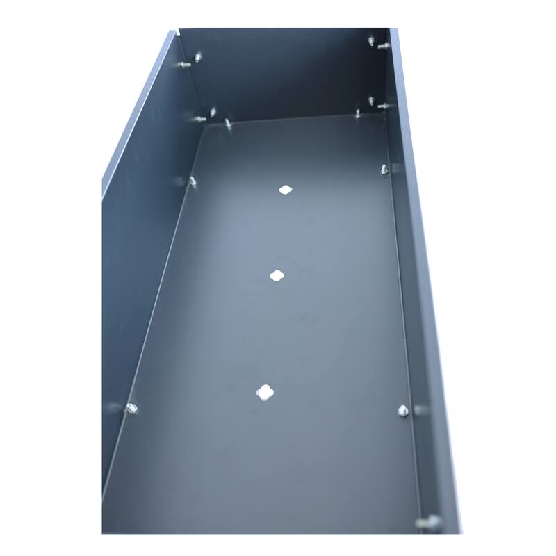 Mobile Metal Raised Garden Bed Cart with Legs