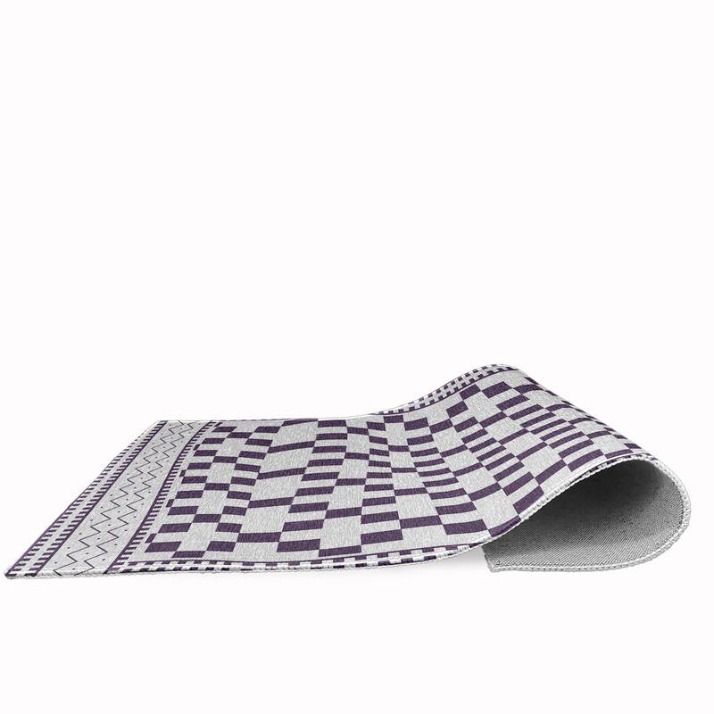 Cross and Squares Rug