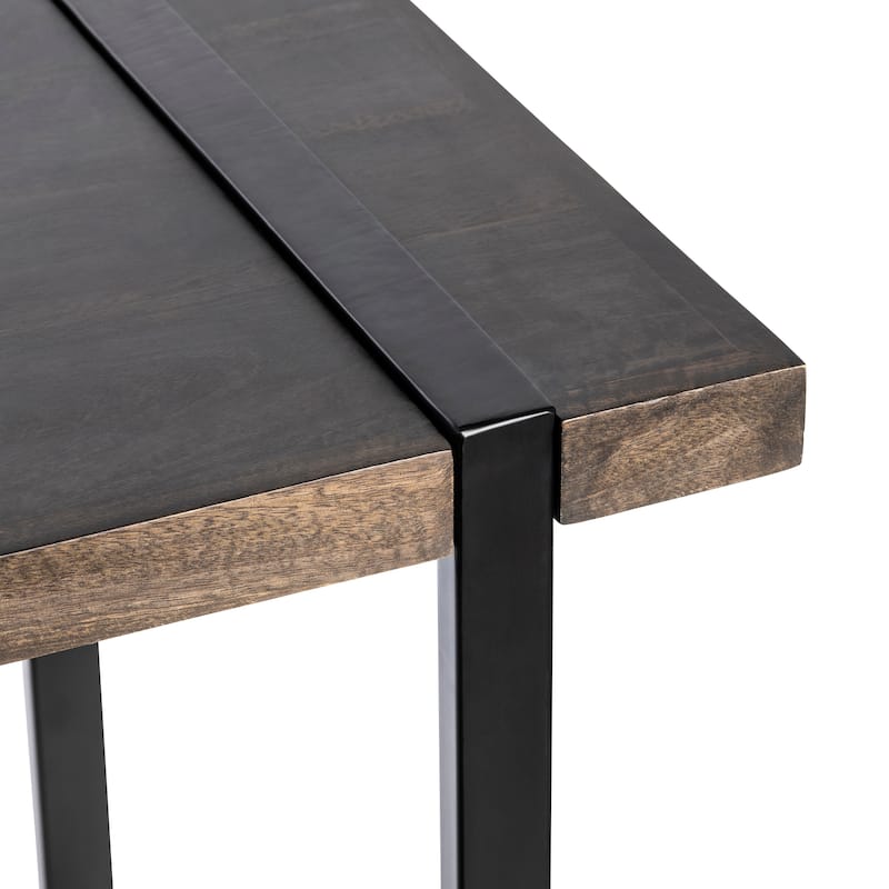 Josie 36"W Mango Wood & Metal Standing Desk
